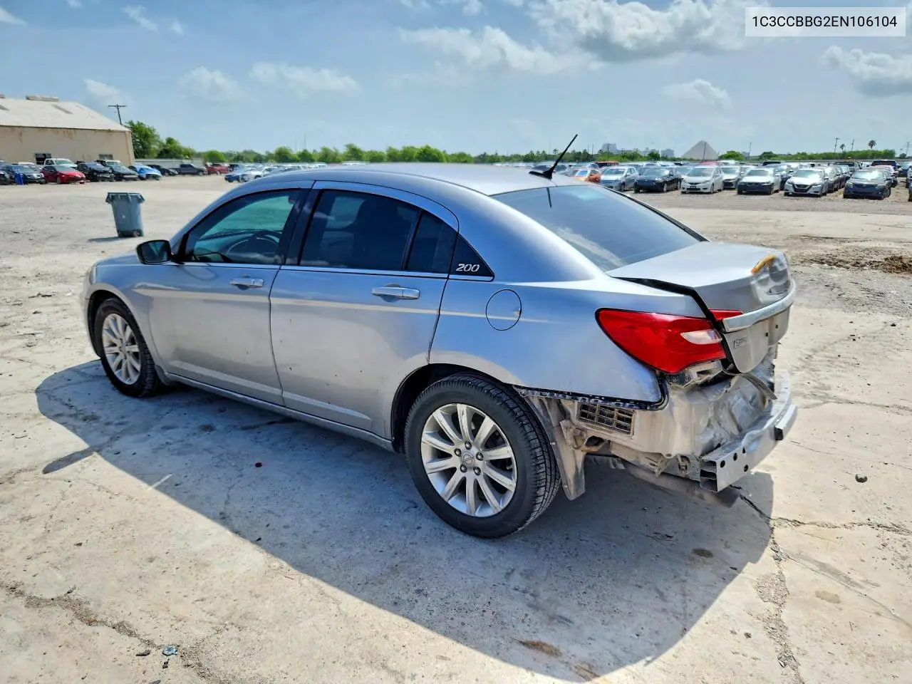 2014 Chrysler 200 Touring VIN: 1C3CCBBG2EN106104 Lot: 58473046