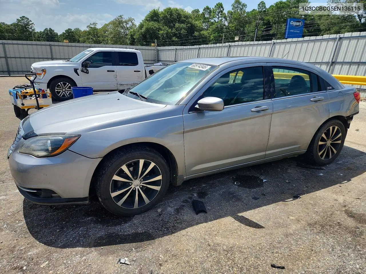 2014 Chrysler 200 Limited VIN: 1C3CCBCG5EN136115 Lot: 60974346