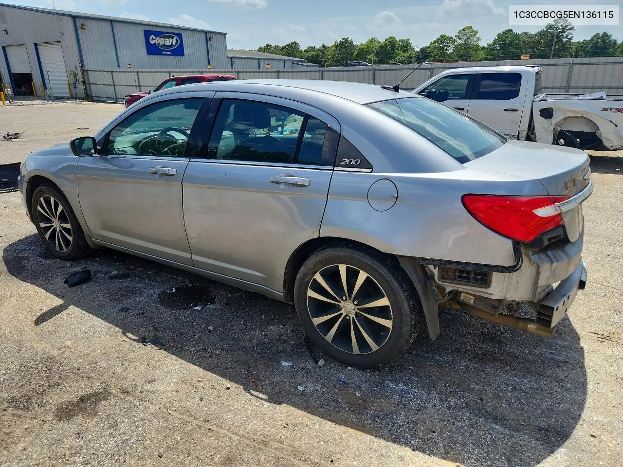 2014 Chrysler 200 Limited VIN: 1C3CCBCG5EN136115 Lot: 60974346