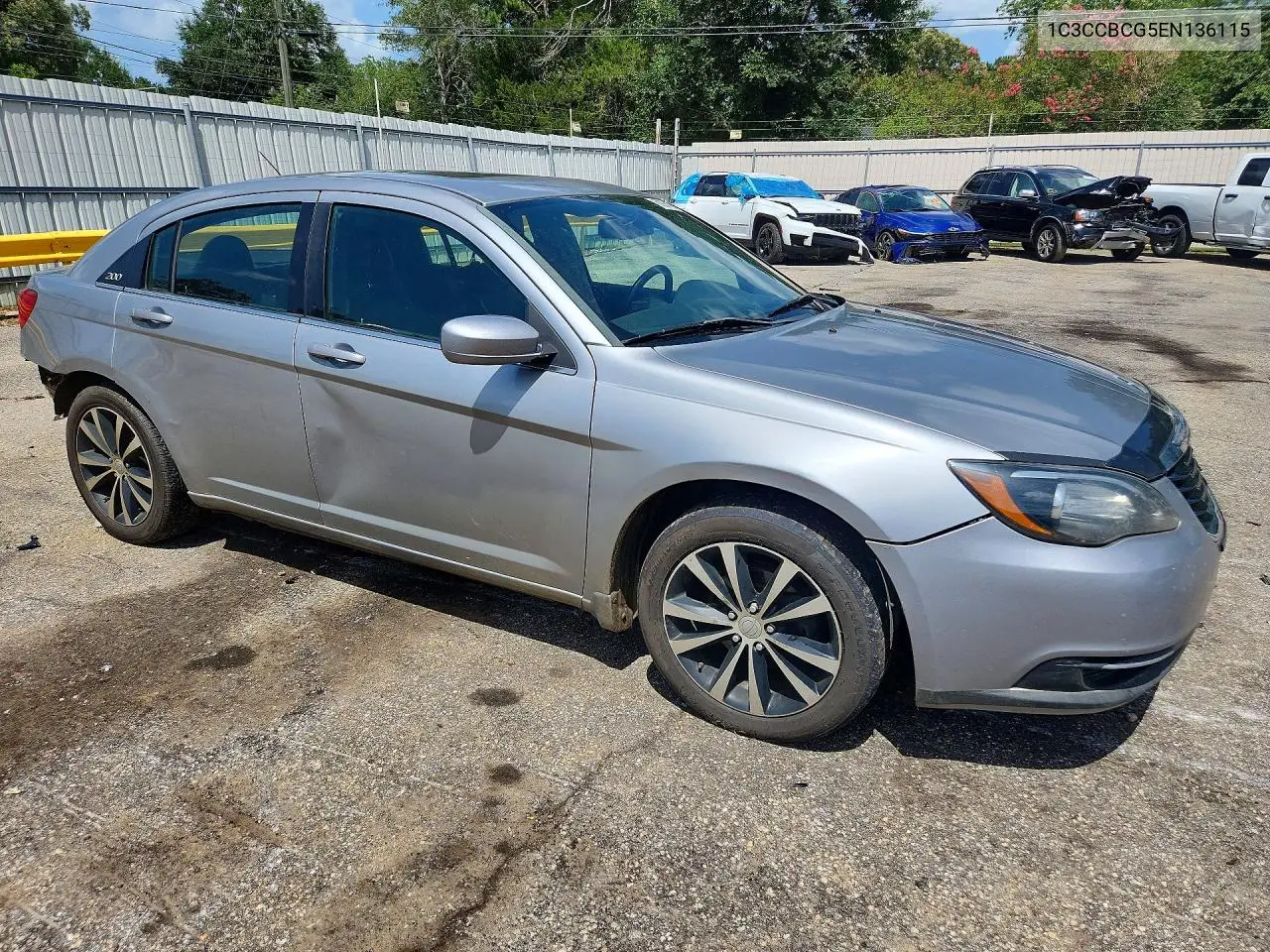 2014 Chrysler 200 Limited VIN: 1C3CCBCG5EN136115 Lot: 60974346