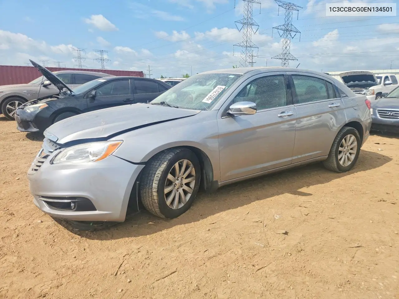 2014 Chrysler 200 Limited VIN: 1C3CCBCG0EN134501 Lot: 61427596