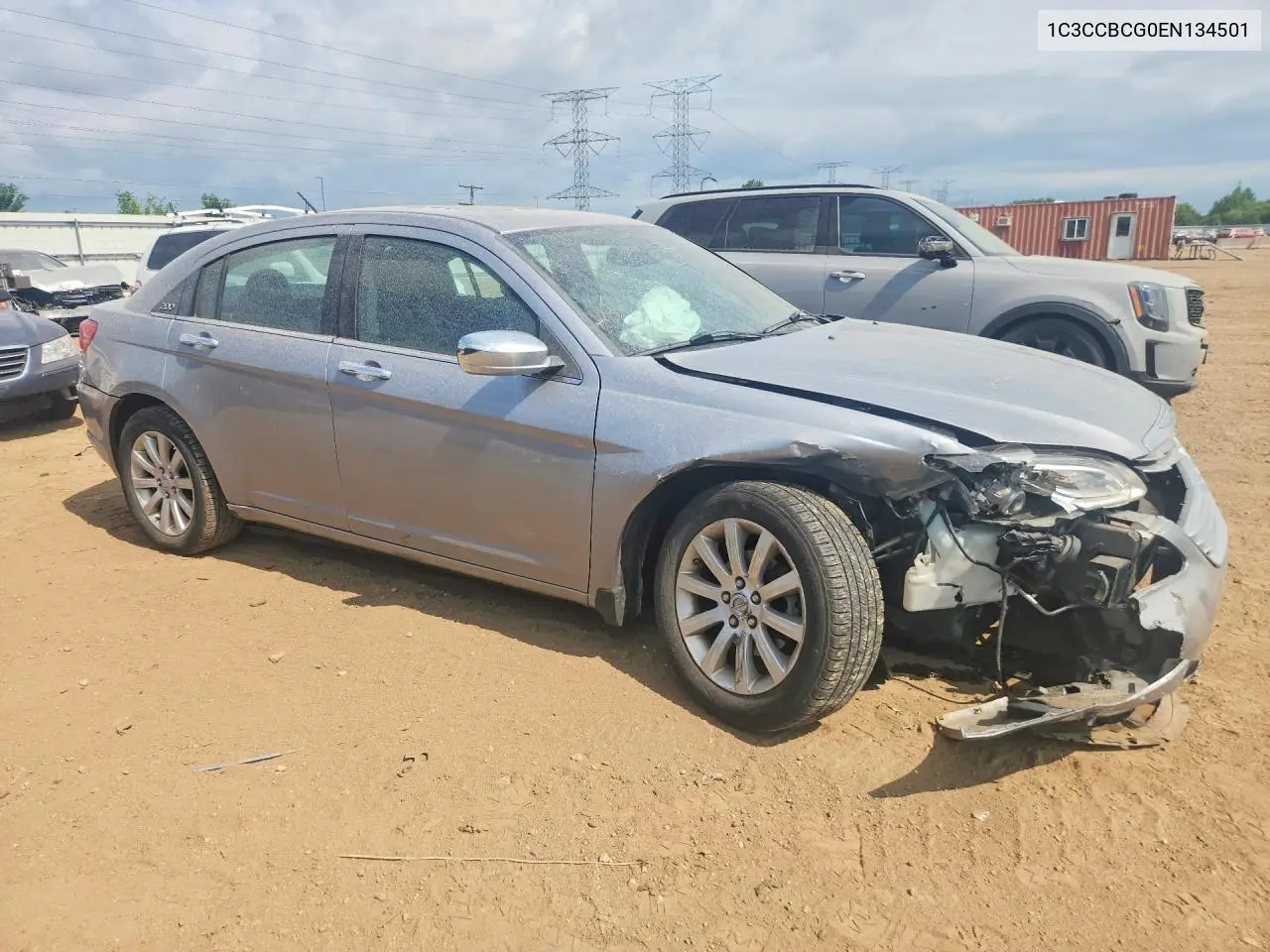 2014 Chrysler 200 Limited VIN: 1C3CCBCG0EN134501 Lot: 61427596