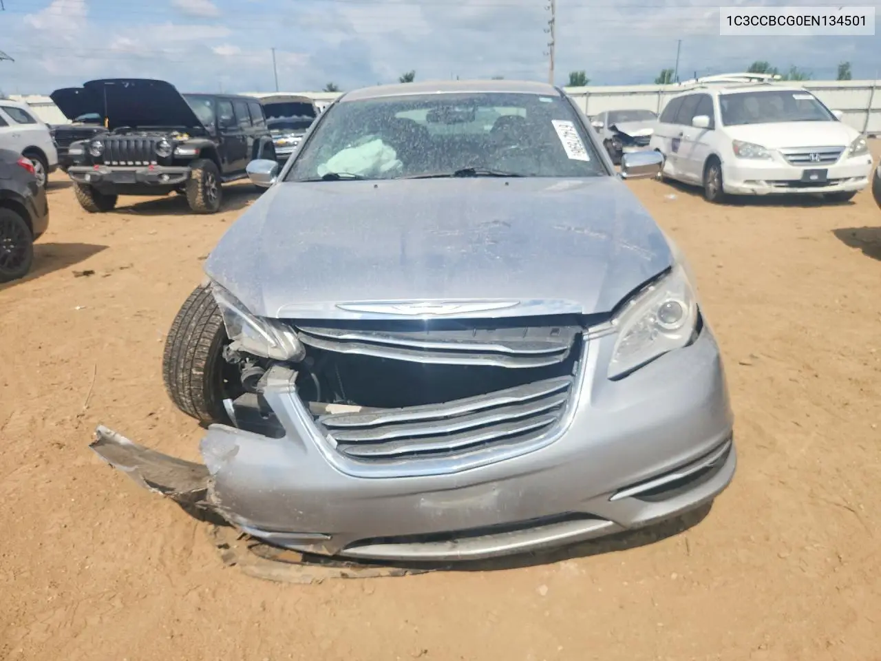 2014 Chrysler 200 Limited VIN: 1C3CCBCG0EN134501 Lot: 61427596