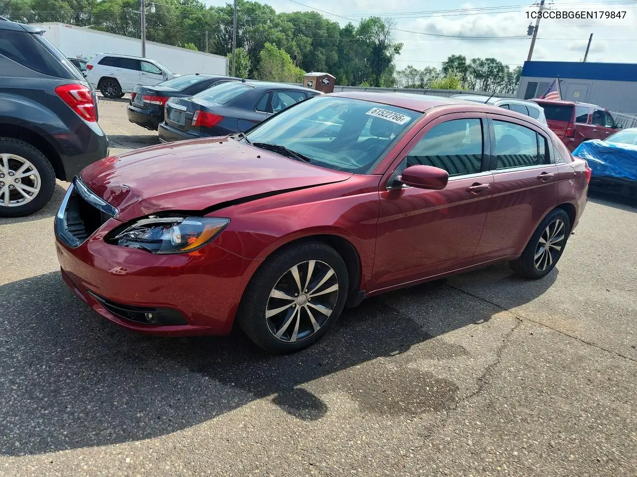 2014 Chrysler 200 Touring VIN: 1C3CCBBG6EN179847 Lot: 61522766