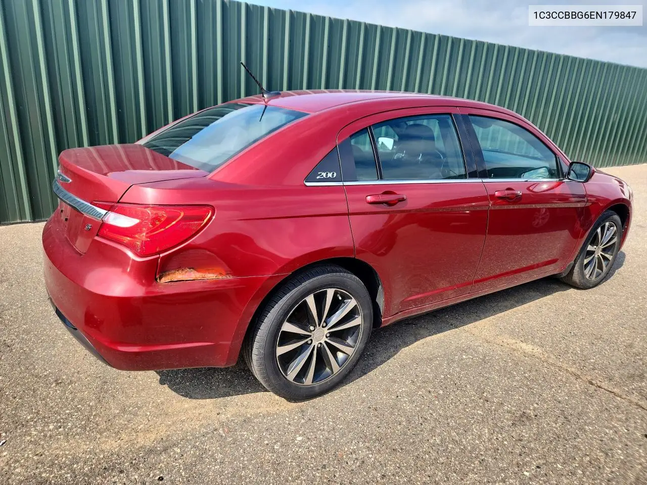 2014 Chrysler 200 Touring VIN: 1C3CCBBG6EN179847 Lot: 61522766