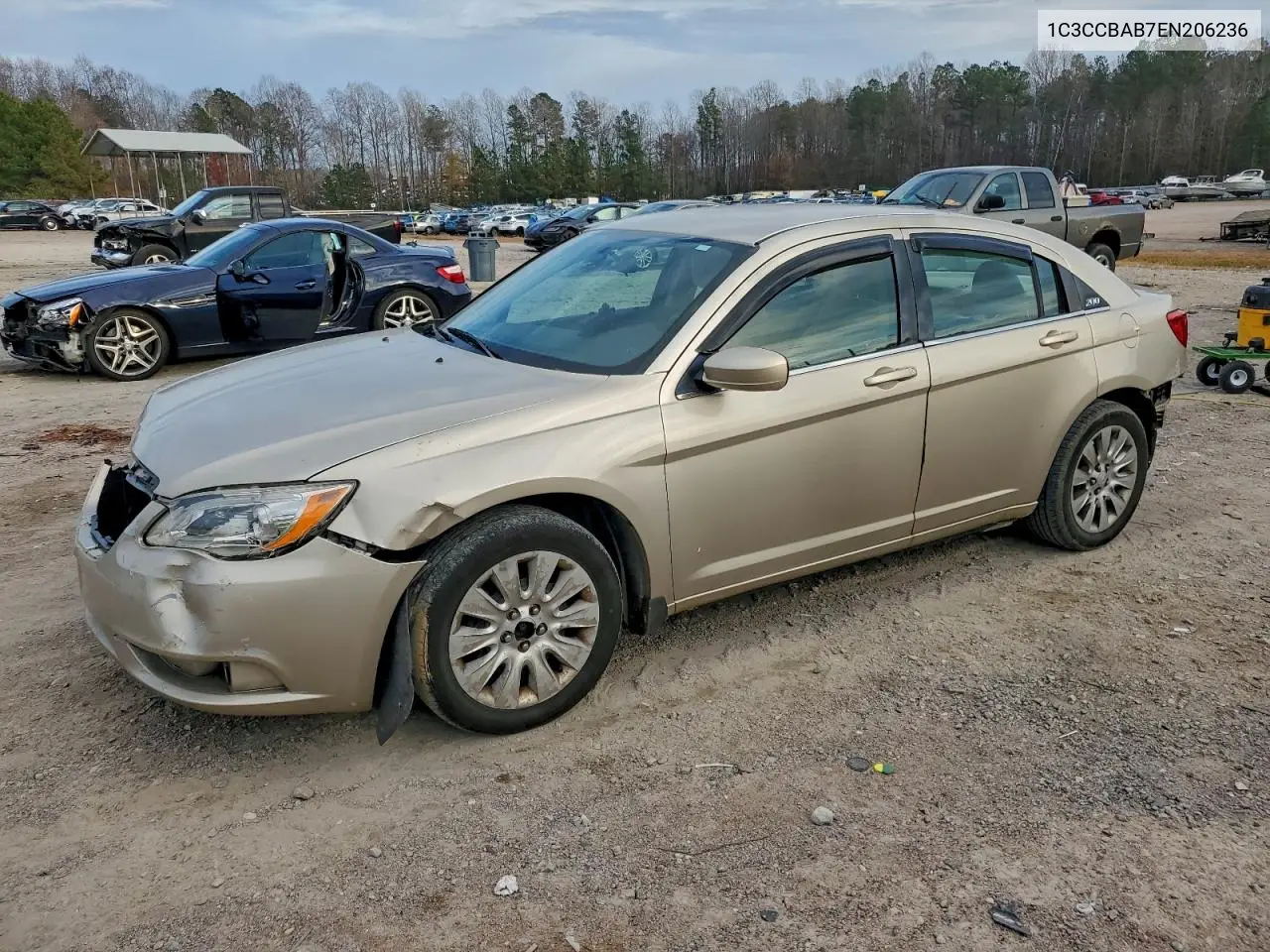 1C3CCBAB7EN206236 2014 Chrysler 200 Lx