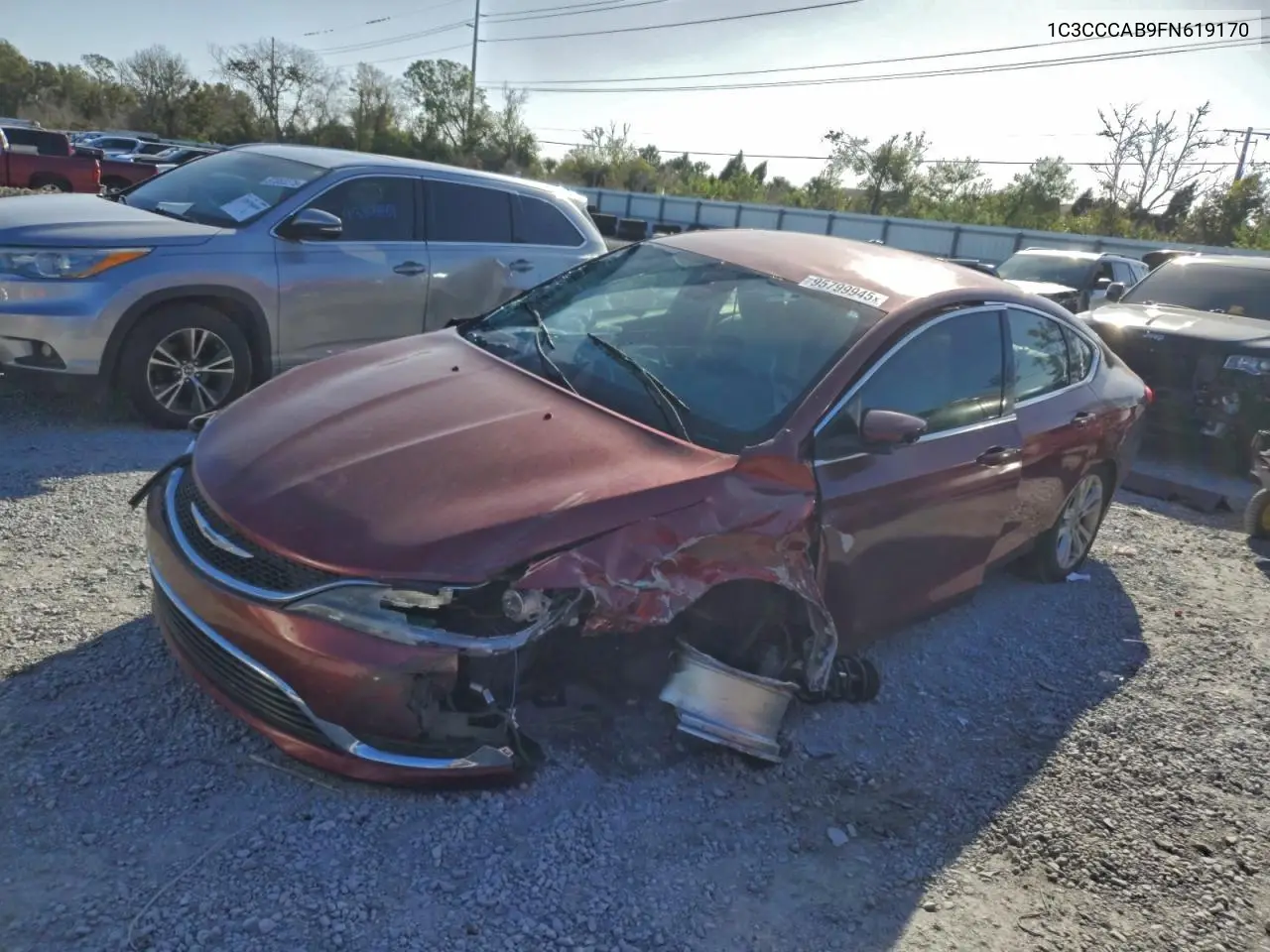 1C3CCCAB9FN619170 2015 Chrysler 200 Limited