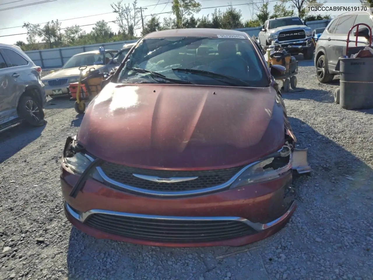 1C3CCCAB9FN619170 2015 Chrysler 200 Limited