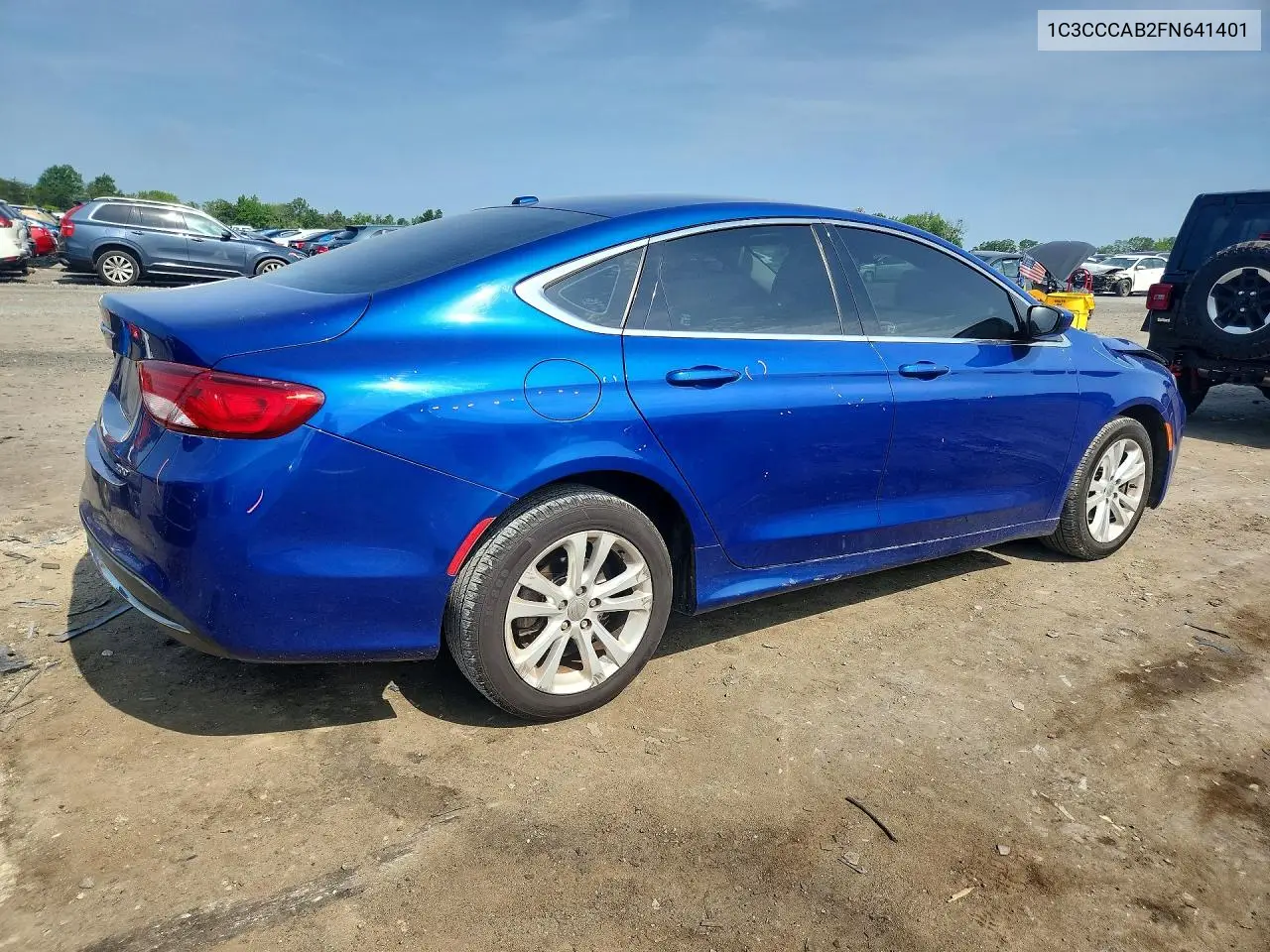 2015 Chrysler 200 Limited VIN: 1C3CCCAB2FN641401 Lot: 57123946