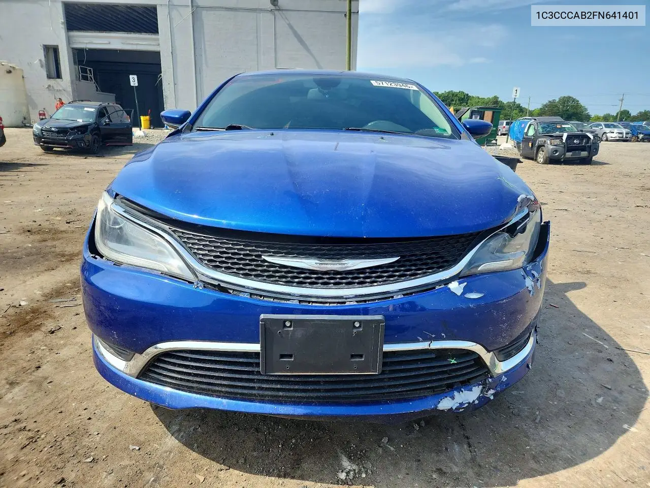 2015 Chrysler 200 Limited VIN: 1C3CCCAB2FN641401 Lot: 57123946