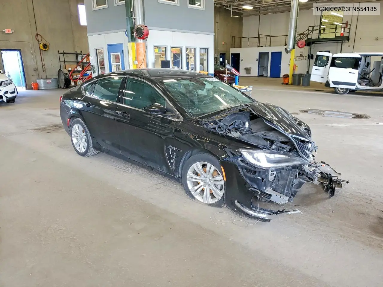 2015 Chrysler 200 Limited VIN: 1C3CCCAB3FN554185 Lot: 57138056