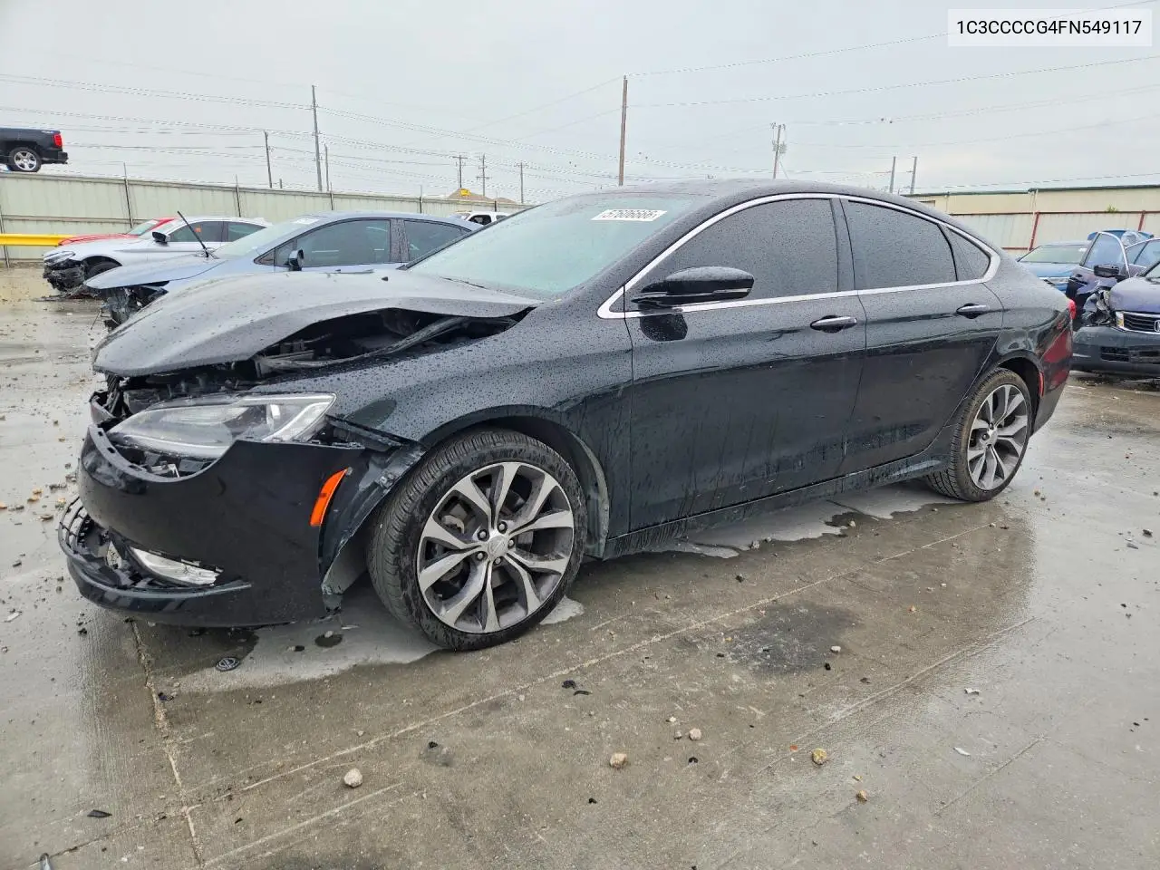 2015 Chrysler 200 C VIN: 1C3CCCCG4FN549117 Lot: 57606666
