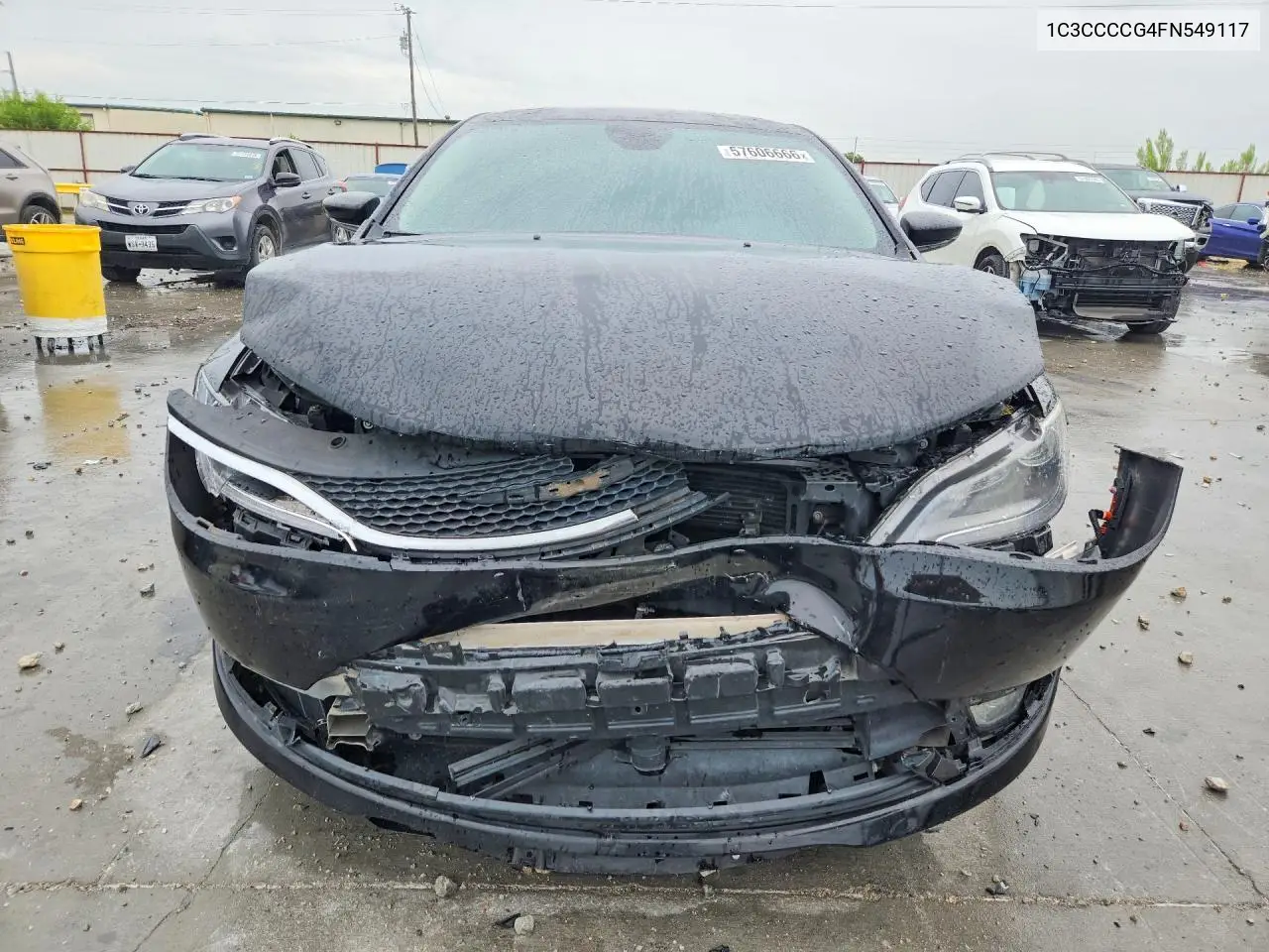 2015 Chrysler 200 C VIN: 1C3CCCCG4FN549117 Lot: 57606666