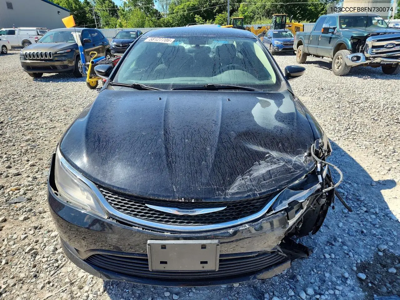 2015 Chrysler 200 Lx VIN: 1C3CCCFB8FN730074 Lot: 58127706