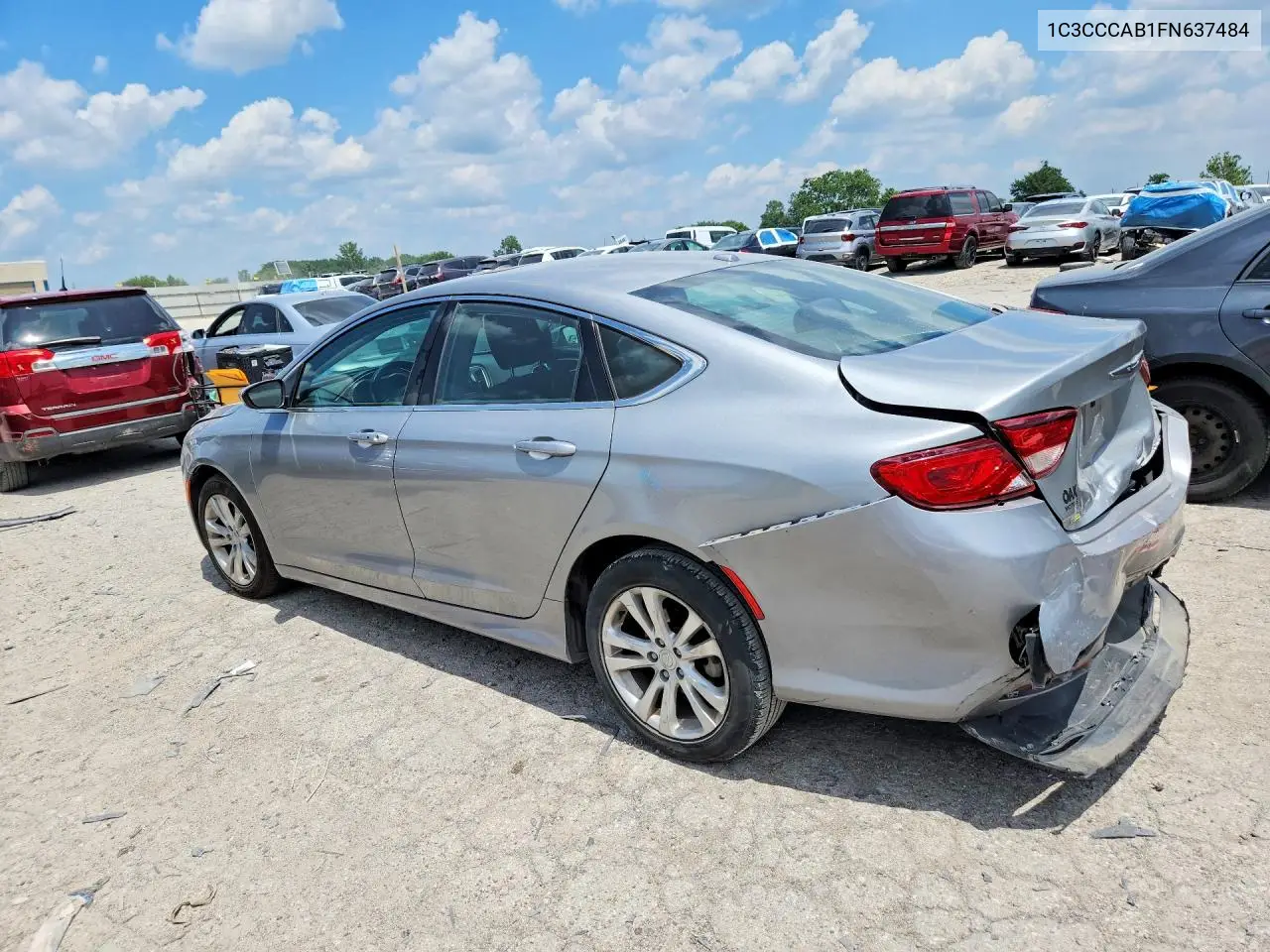 2015 Chrysler 200 Limited VIN: 1C3CCCAB1FN637484 Lot: 58250936