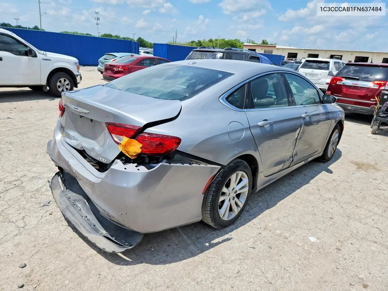2015 Chrysler 200 Limited VIN: 1C3CCCAB1FN637484 Lot: 58250936