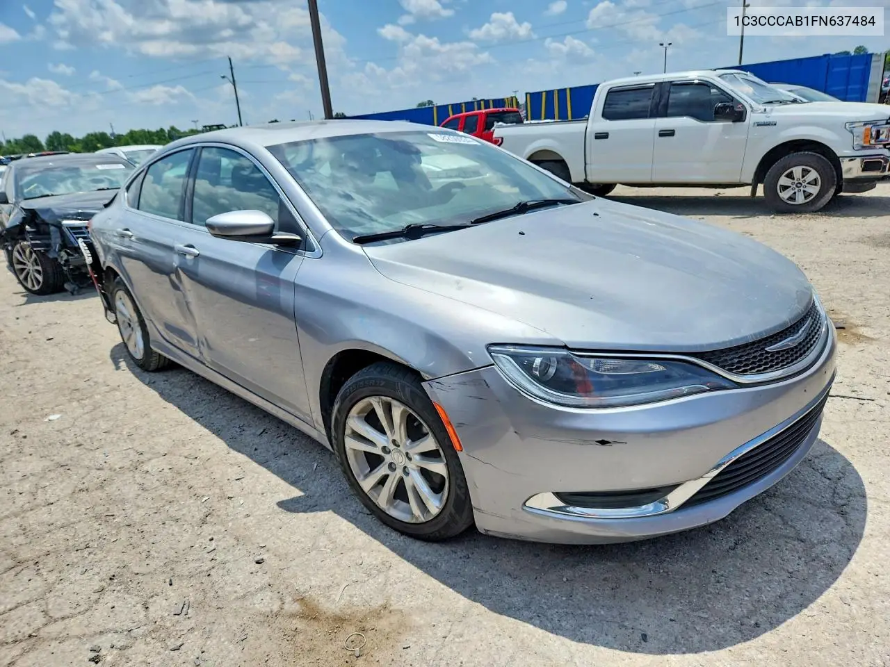 2015 Chrysler 200 Limited VIN: 1C3CCCAB1FN637484 Lot: 58250936