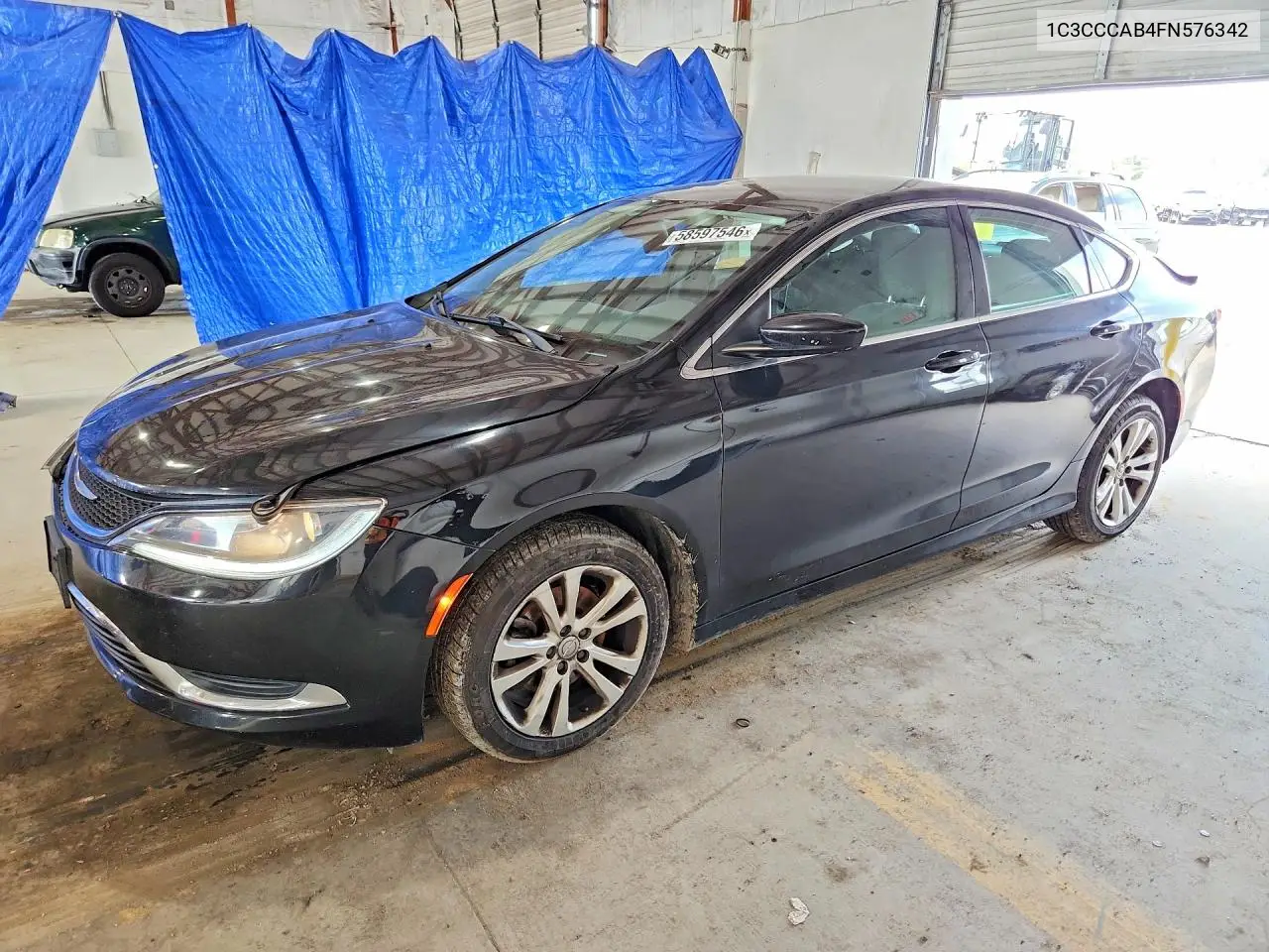 2015 Chrysler 200 Limited VIN: 1C3CCCAB4FN576342 Lot: 58597546