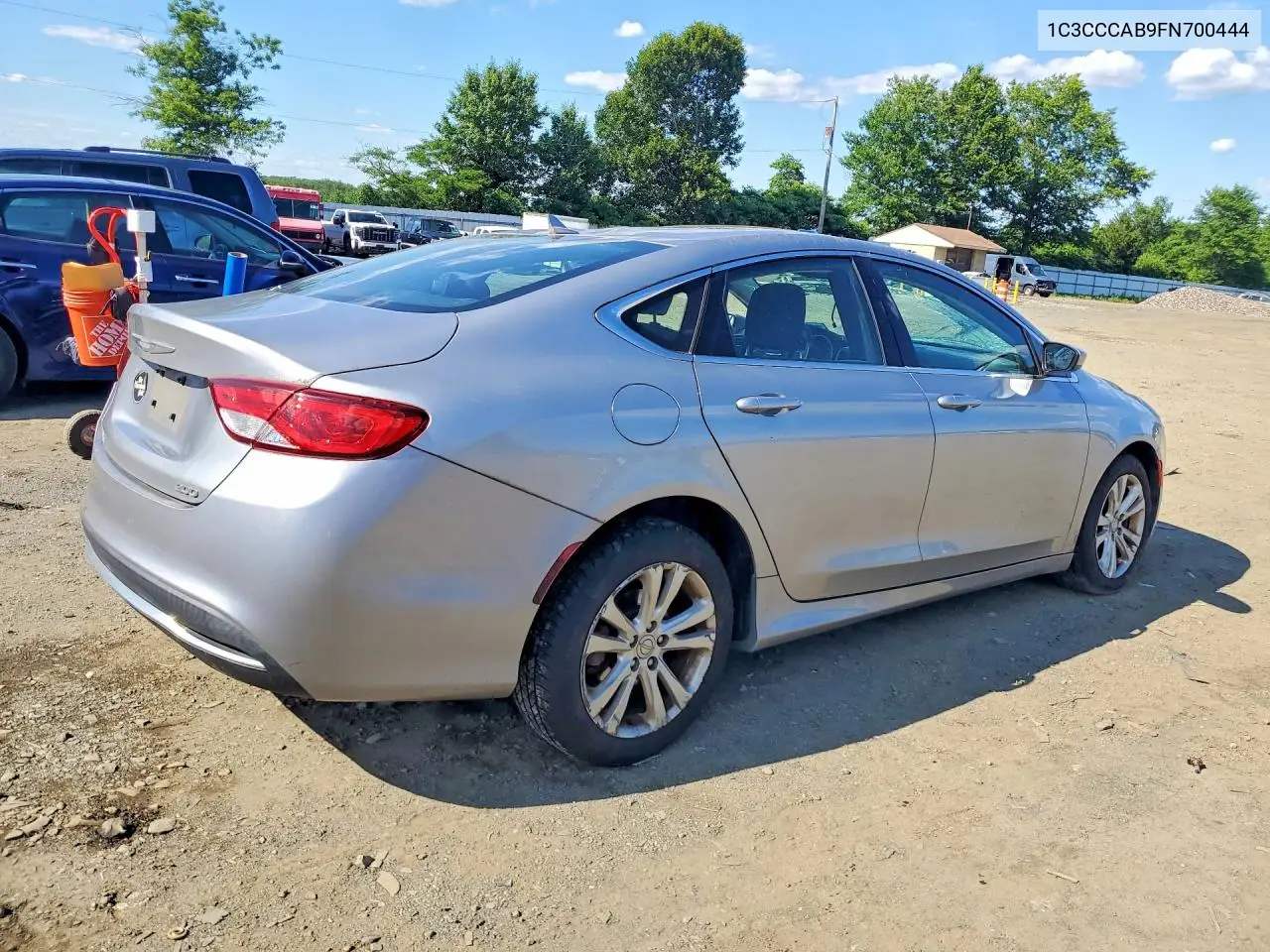 2015 Chrysler 200 Limited VIN: 1C3CCCAB9FN700444 Lot: 58928406