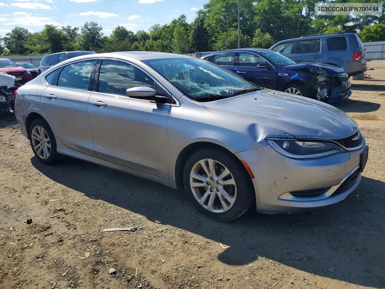 2015 Chrysler 200 Limited VIN: 1C3CCCAB9FN700444 Lot: 58928406