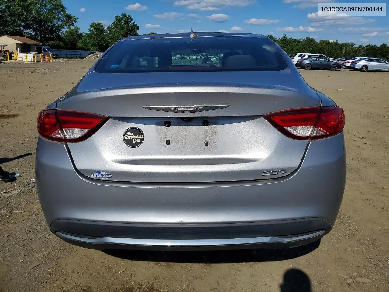 2015 Chrysler 200 Limited VIN: 1C3CCCAB9FN700444 Lot: 58928406