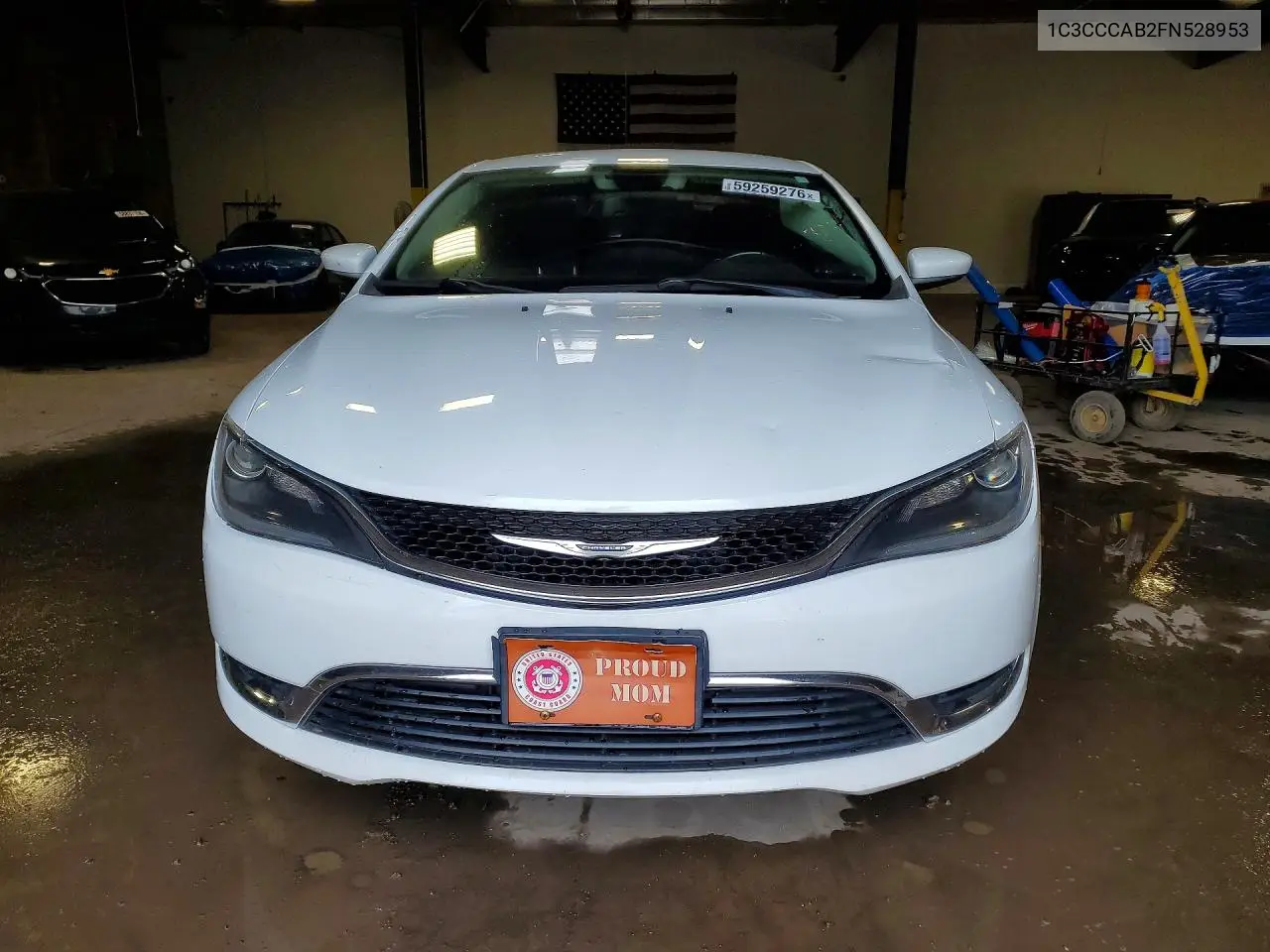 2015 Chrysler 200 Limited VIN: 1C3CCCAB2FN528953 Lot: 59259276