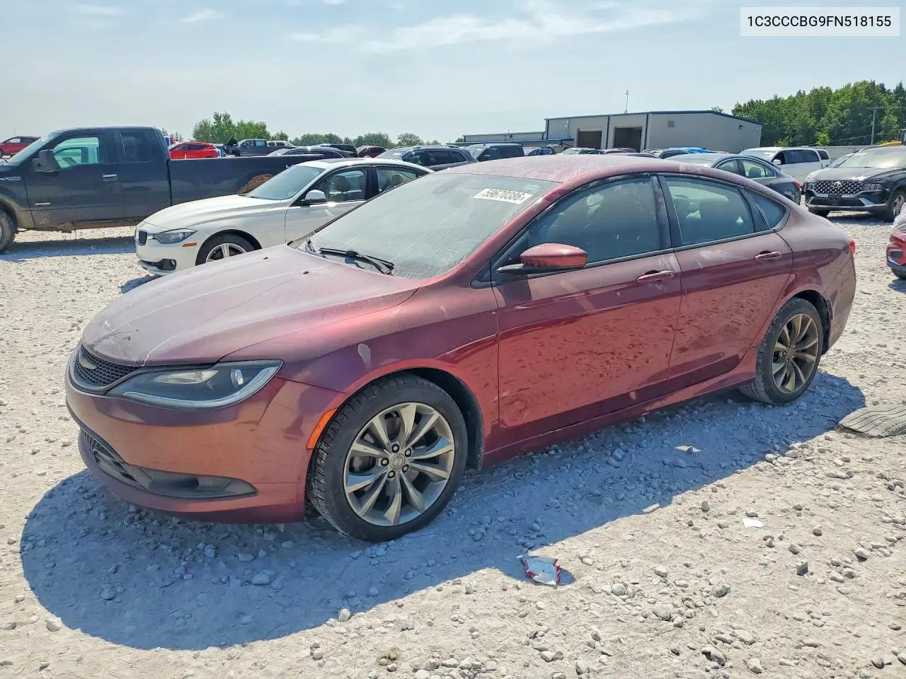 2015 Chrysler 200 S VIN: 1C3CCCBG9FN518155 Lot: 59670386