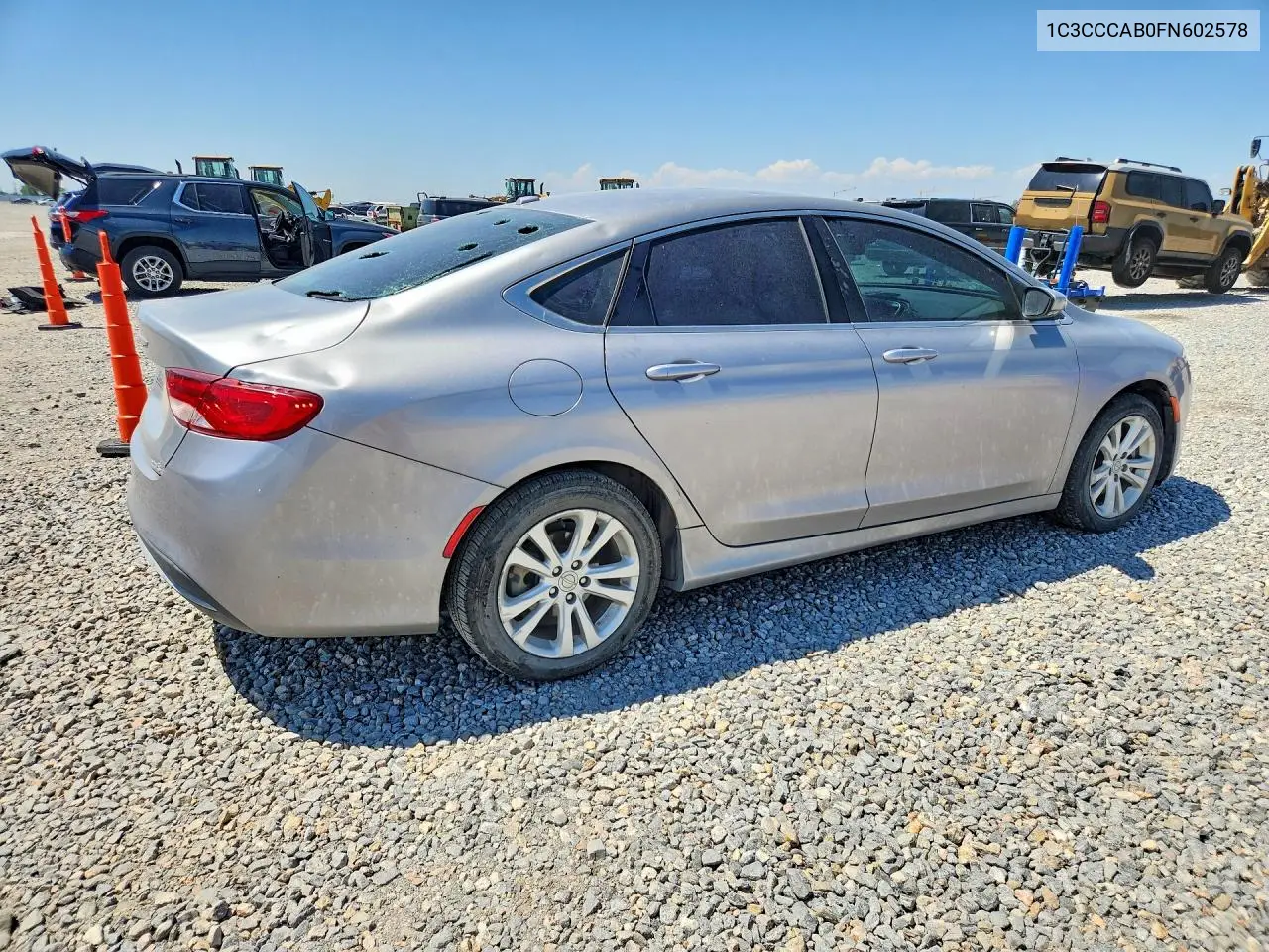 2015 Chrysler 200 Limited VIN: 1C3CCCAB0FN602578 Lot: 59916726