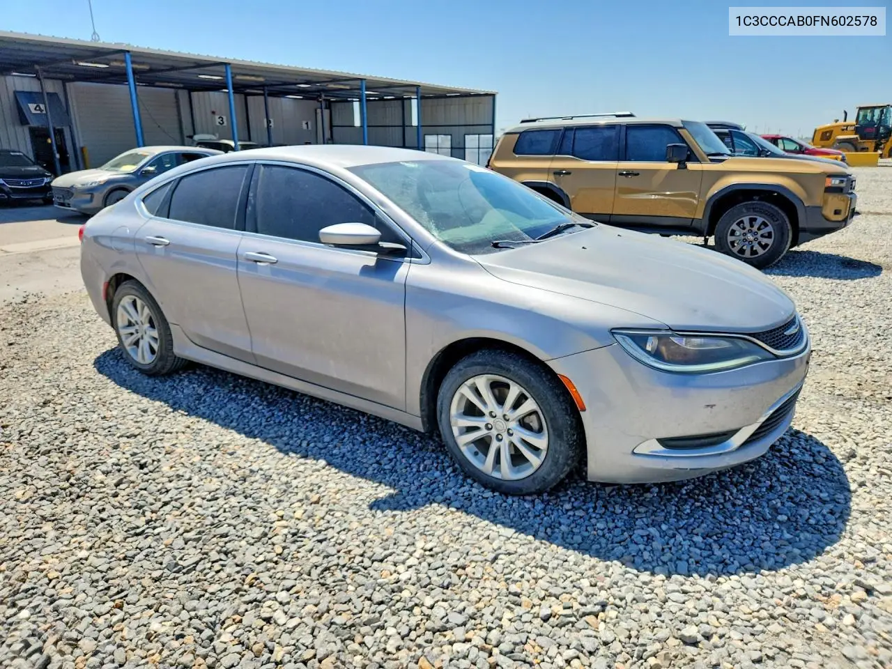 2015 Chrysler 200 Limited VIN: 1C3CCCAB0FN602578 Lot: 59916726