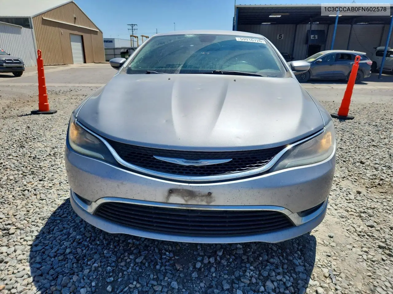 2015 Chrysler 200 Limited VIN: 1C3CCCAB0FN602578 Lot: 59916726