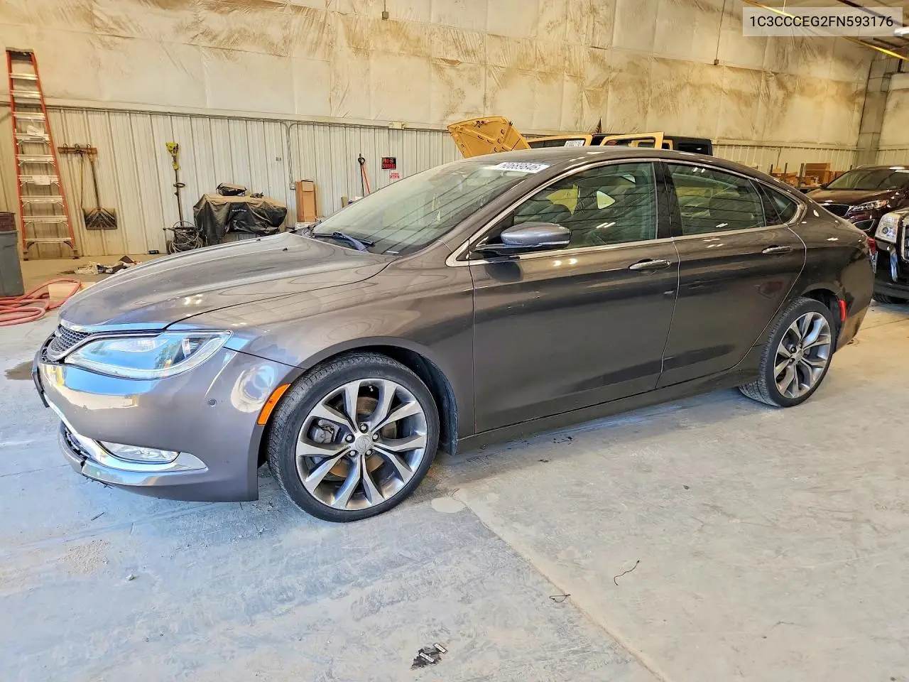 2015 Chrysler 200 C VIN: 1C3CCCEG2FN593176 Lot: 60689846