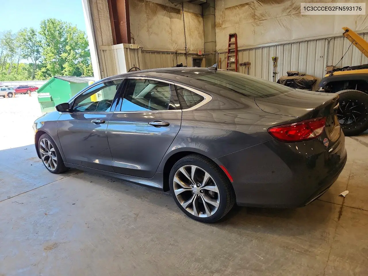 2015 Chrysler 200 C VIN: 1C3CCCEG2FN593176 Lot: 60689846