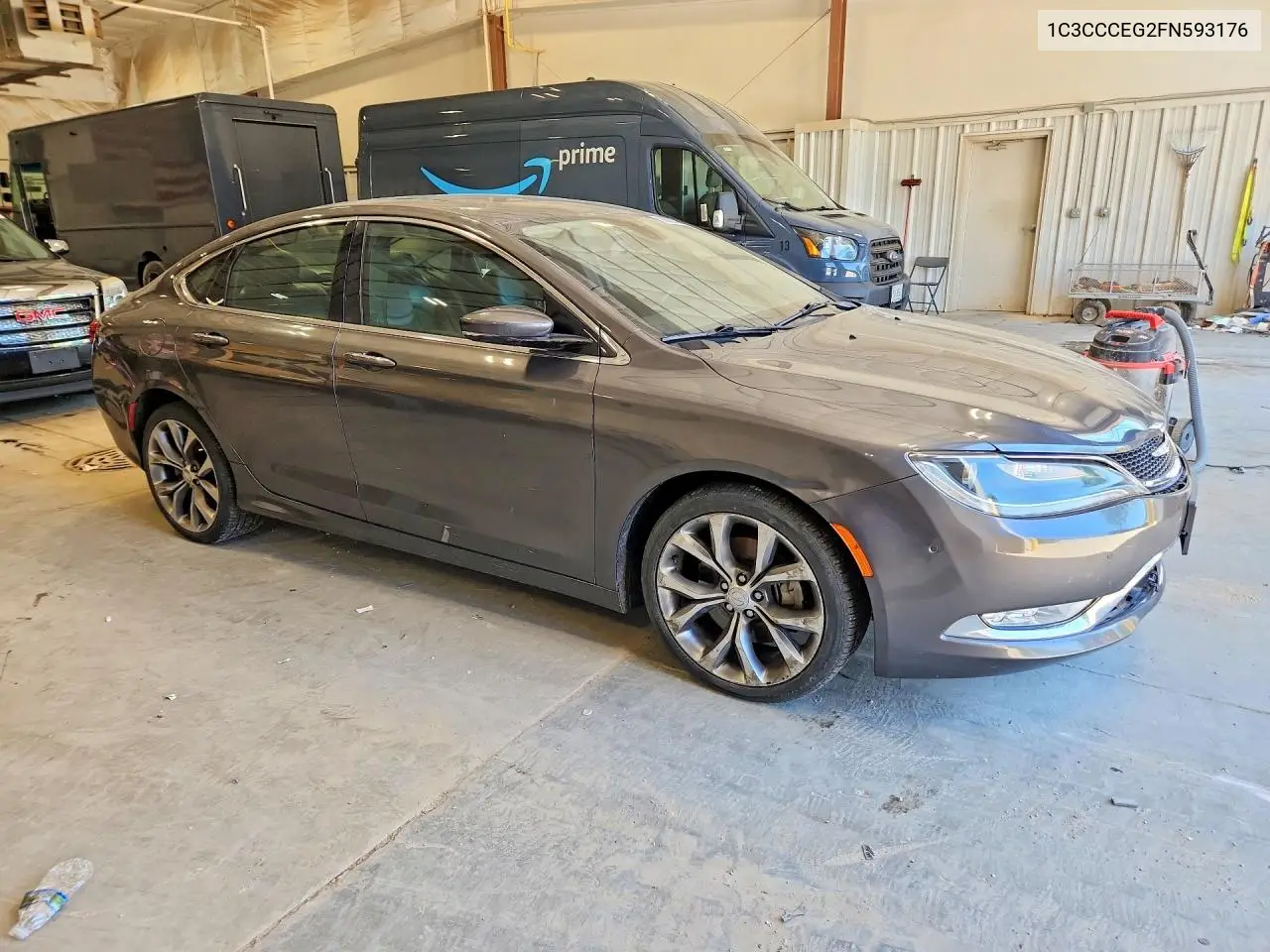 2015 Chrysler 200 C VIN: 1C3CCCEG2FN593176 Lot: 60689846