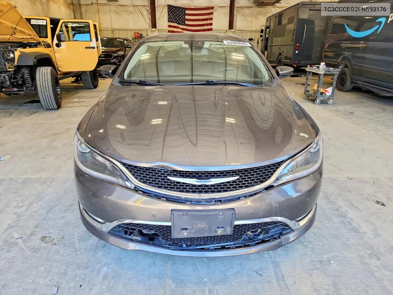 2015 Chrysler 200 C VIN: 1C3CCCEG2FN593176 Lot: 60689846