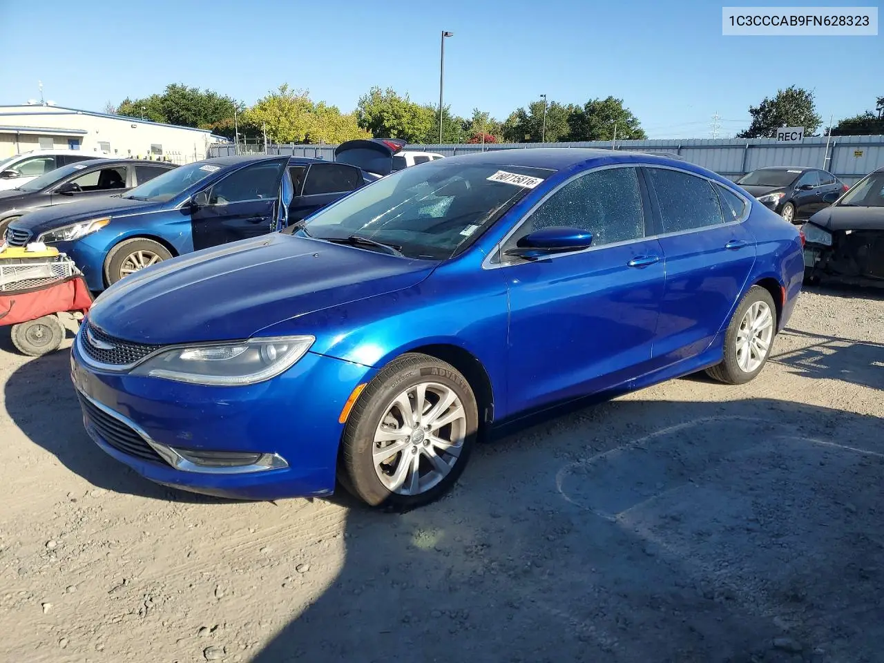 2015 Chrysler 200 Limited VIN: 1C3CCCAB9FN628323 Lot: 60715816