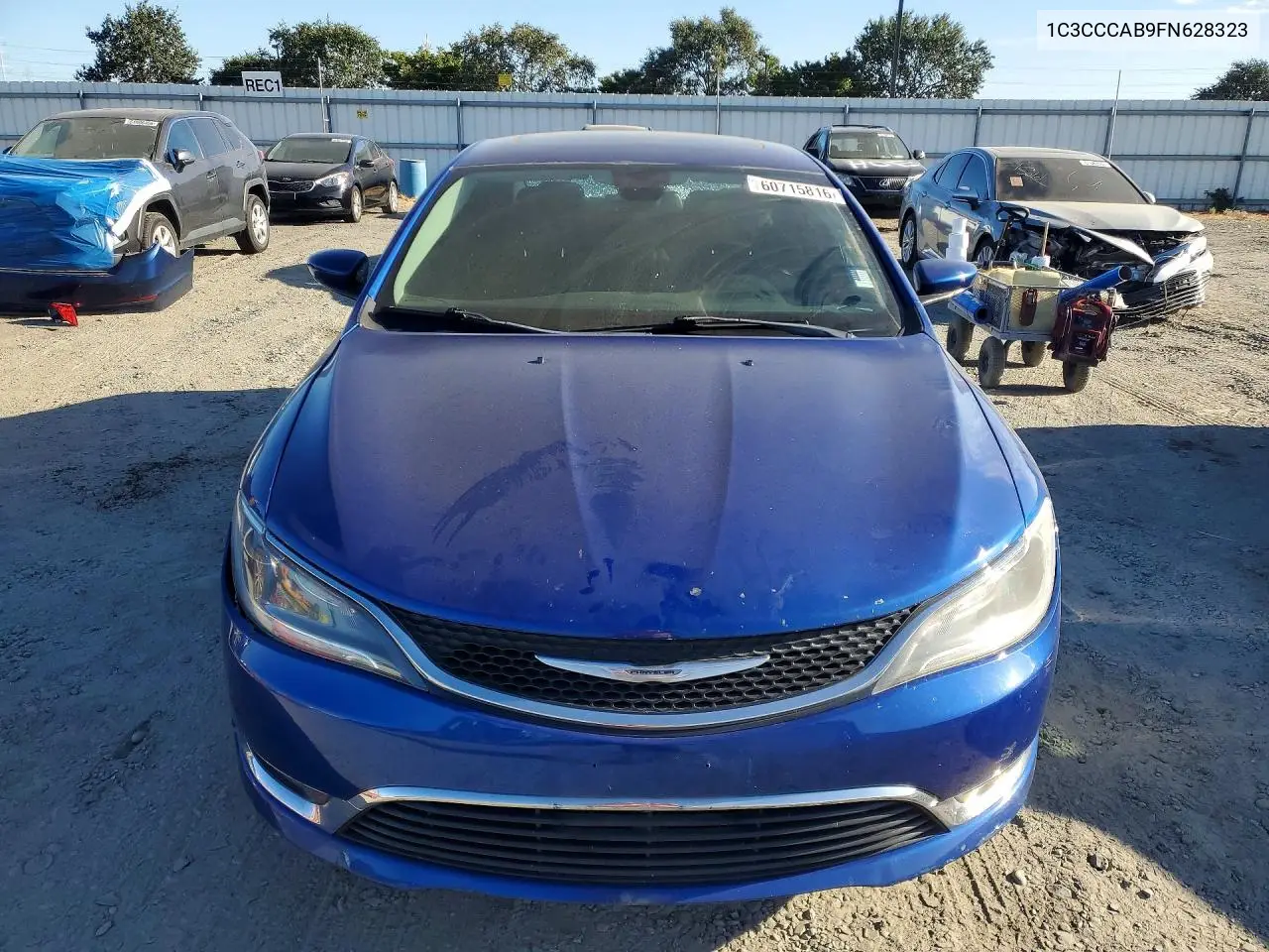 2015 Chrysler 200 Limited VIN: 1C3CCCAB9FN628323 Lot: 60715816