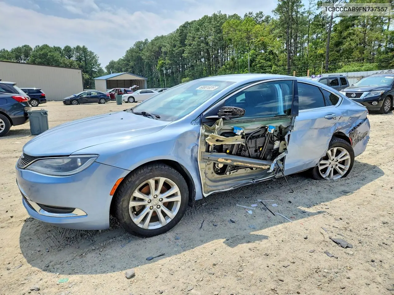 2015 Chrysler 200 Limited VIN: 1C3CCCAB9FN737557 Lot: 60801026
