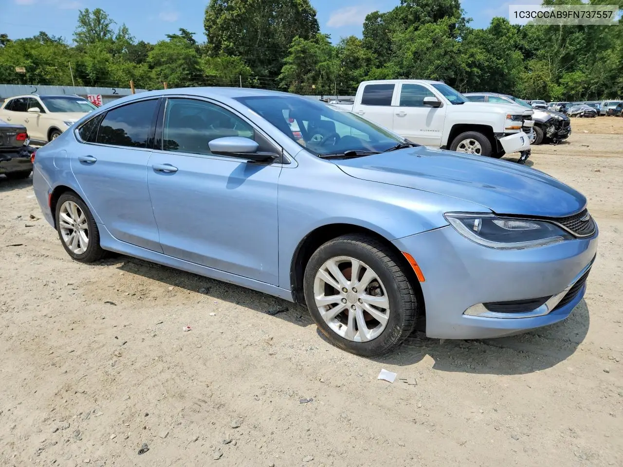 2015 Chrysler 200 Limited VIN: 1C3CCCAB9FN737557 Lot: 60801026