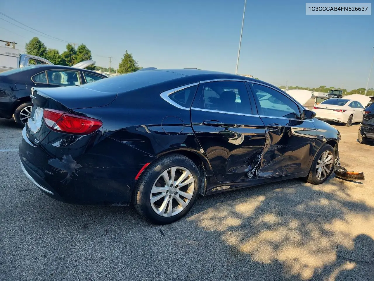 2015 Chrysler 200 Limited VIN: 1C3CCCAB4FN526637 Lot: 60804216