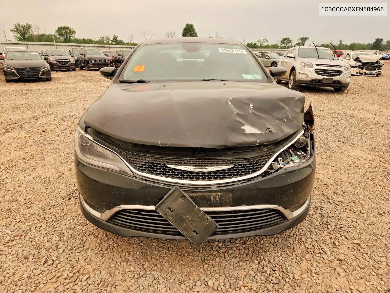 2015 Chrysler 200 Limited VIN: 1C3CCCABXFN504965 Lot: 60848126