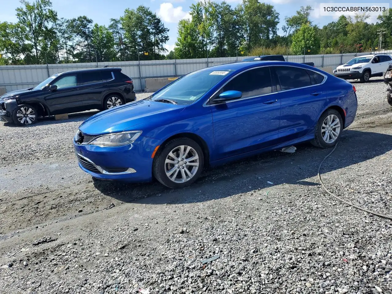 2015 Chrysler 200 Limited VIN: 1C3CCCAB8FN563013 Lot: 60880996