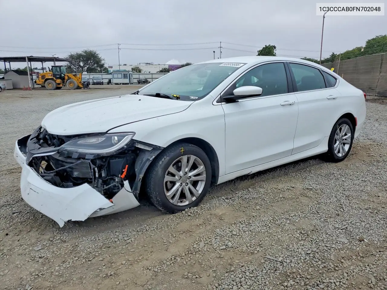 2015 Chrysler 200 Limited VIN: 1C3CCCAB0FN702048 Lot: 60885686