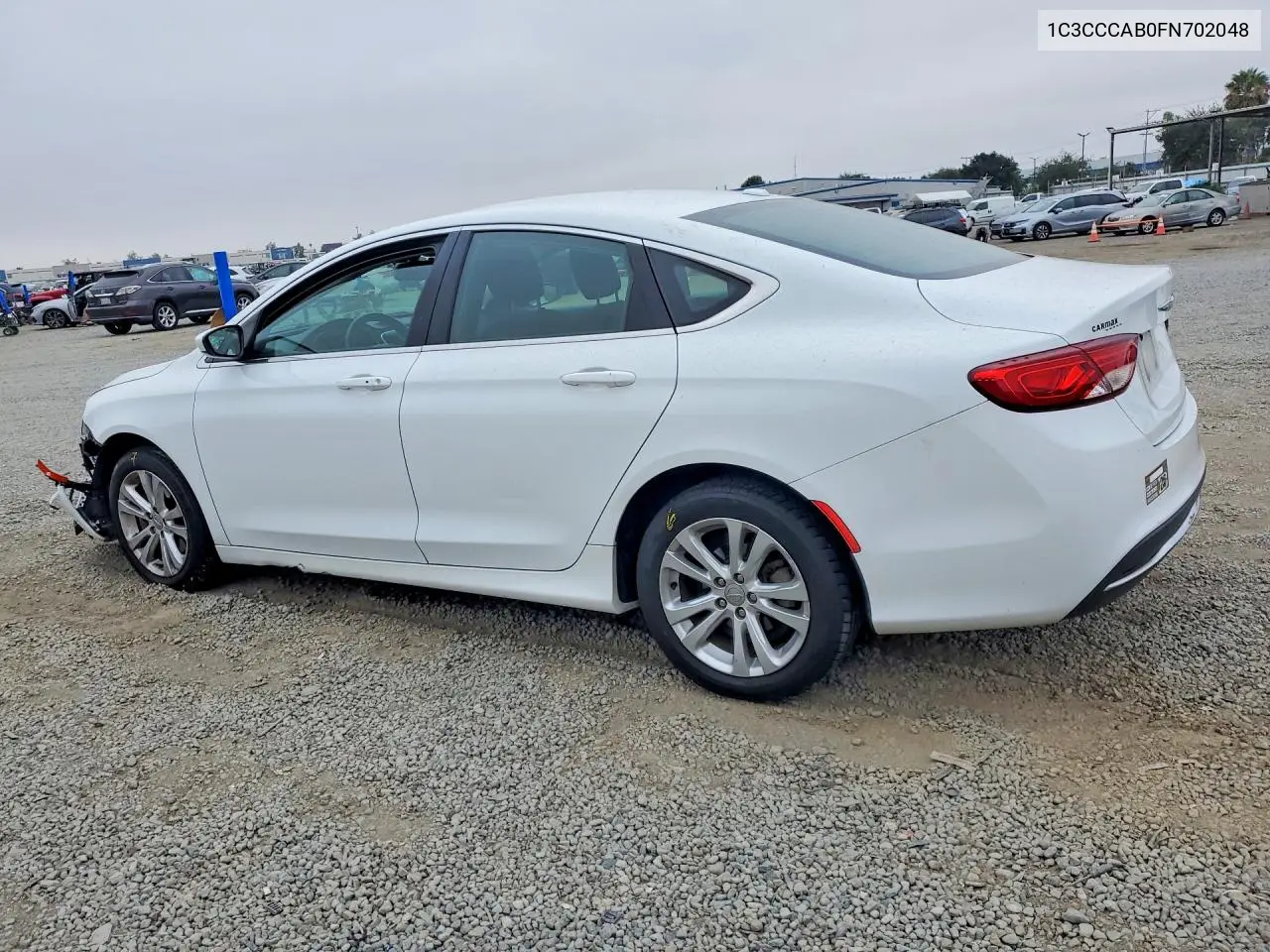 2015 Chrysler 200 Limited VIN: 1C3CCCAB0FN702048 Lot: 60885686