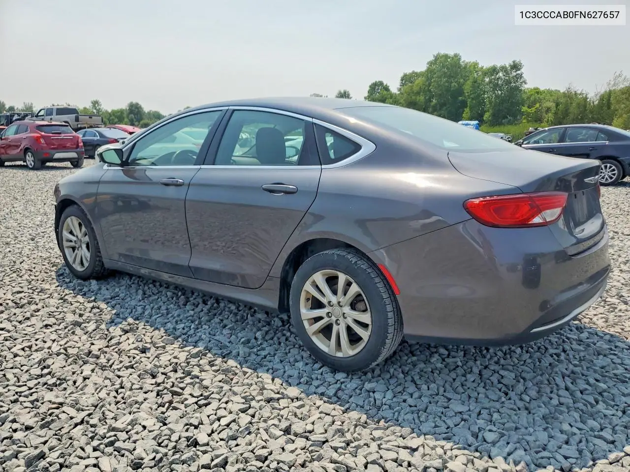 2015 Chrysler 200 Limited VIN: 1C3CCCAB0FN627657 Lot: 60933576