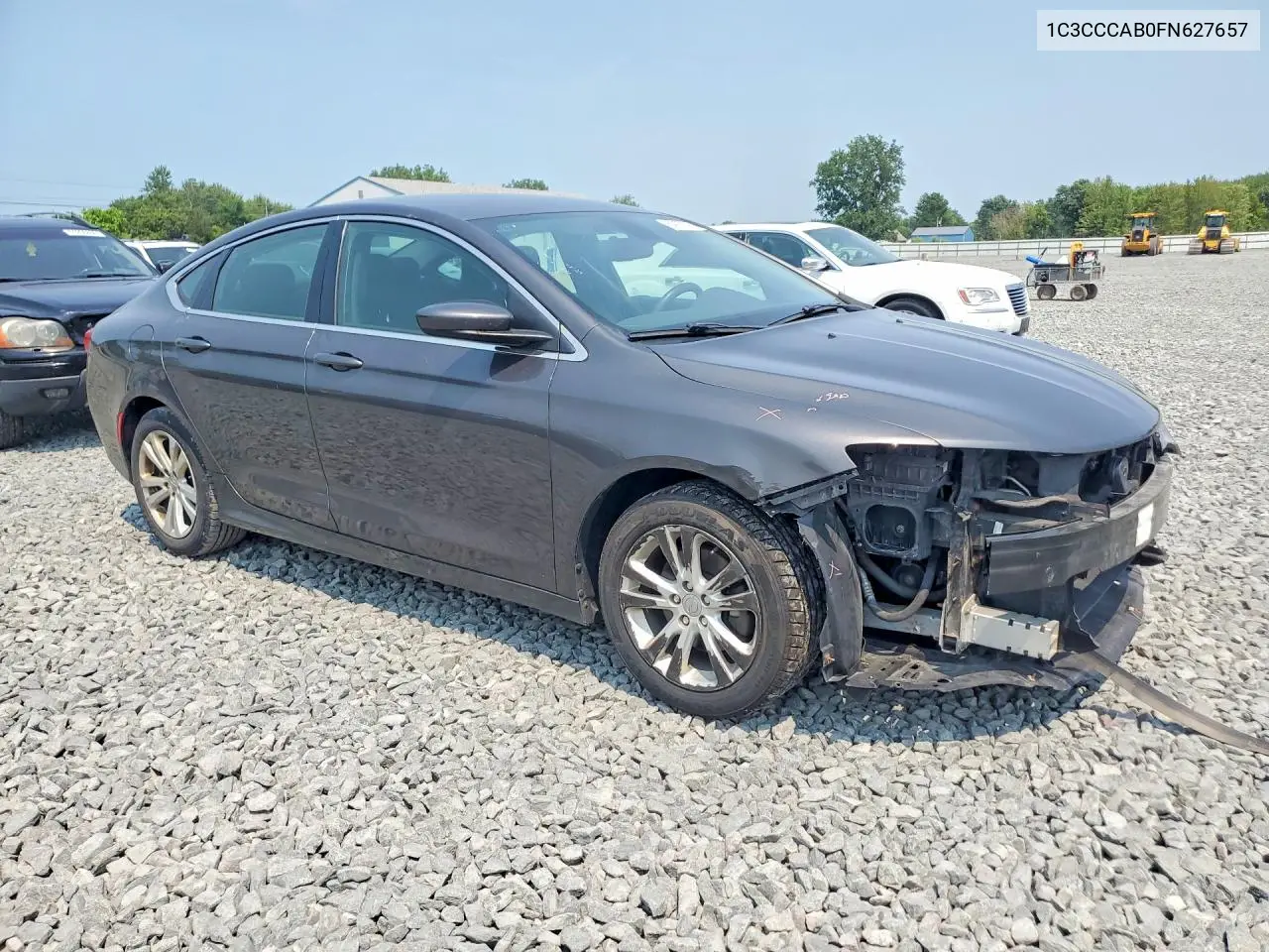 2015 Chrysler 200 Limited VIN: 1C3CCCAB0FN627657 Lot: 60933576