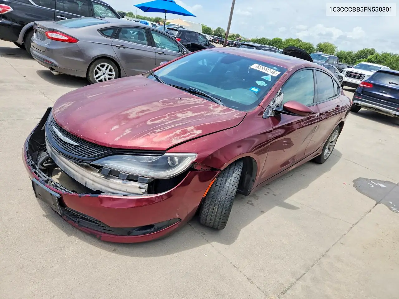 2015 Chrysler 200 S VIN: 1C3CCCBB5FN550301 Lot: 60990746