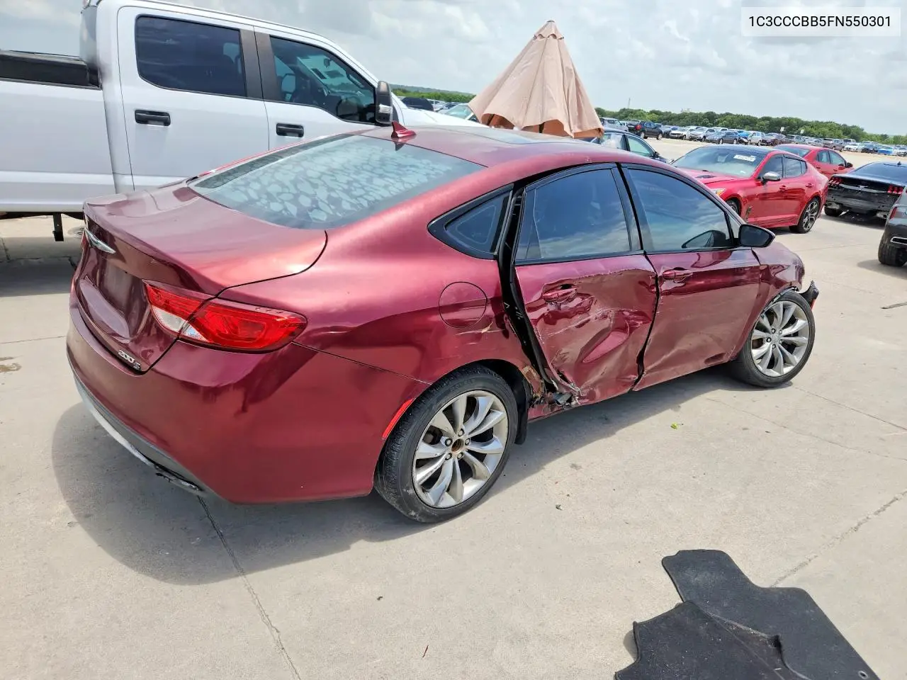 2015 Chrysler 200 S VIN: 1C3CCCBB5FN550301 Lot: 60990746