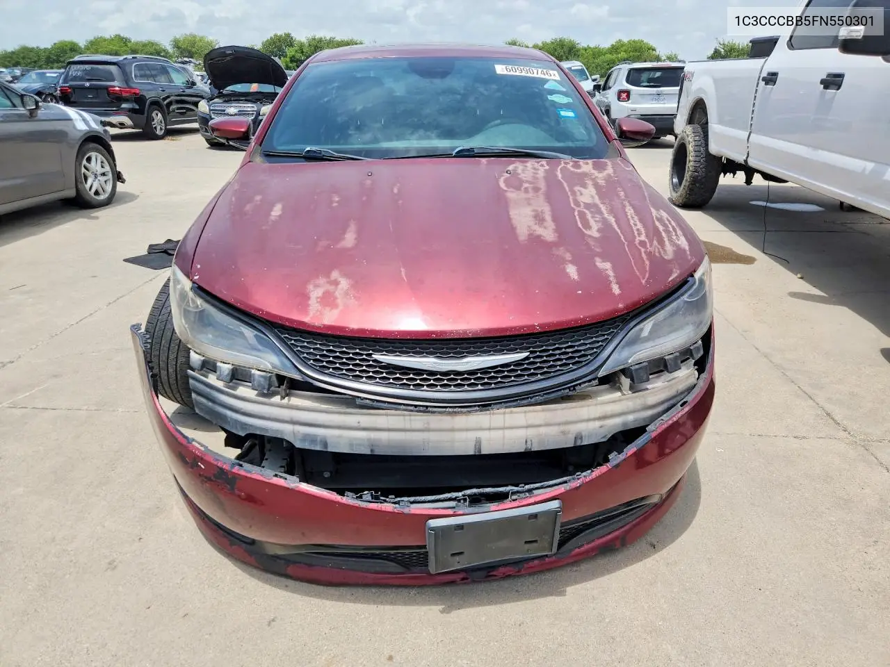 2015 Chrysler 200 S VIN: 1C3CCCBB5FN550301 Lot: 60990746