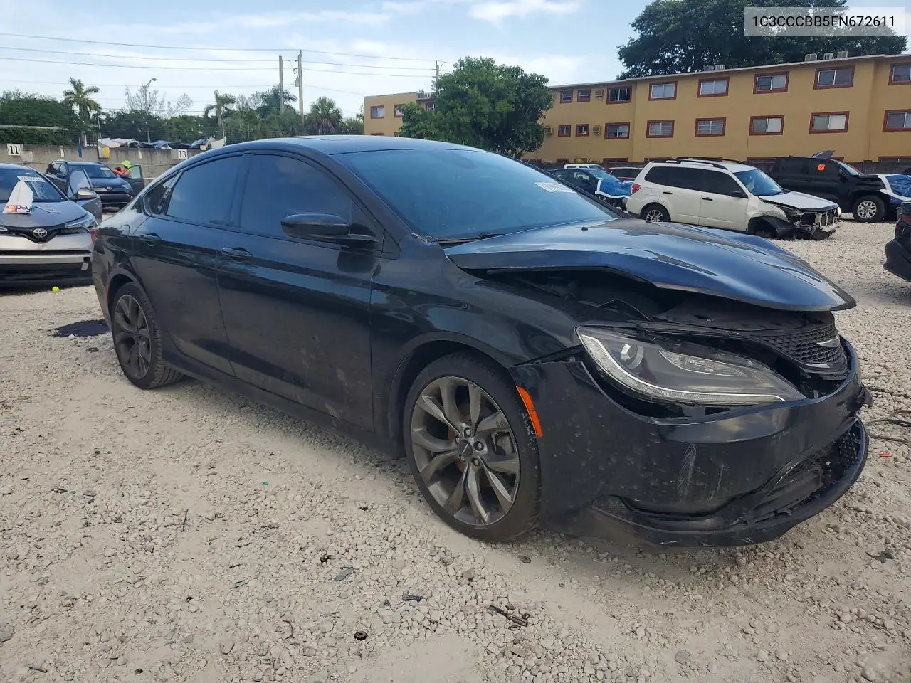 2015 Chrysler 200 S VIN: 1C3CCCBB5FN672611 Lot: 60999756
