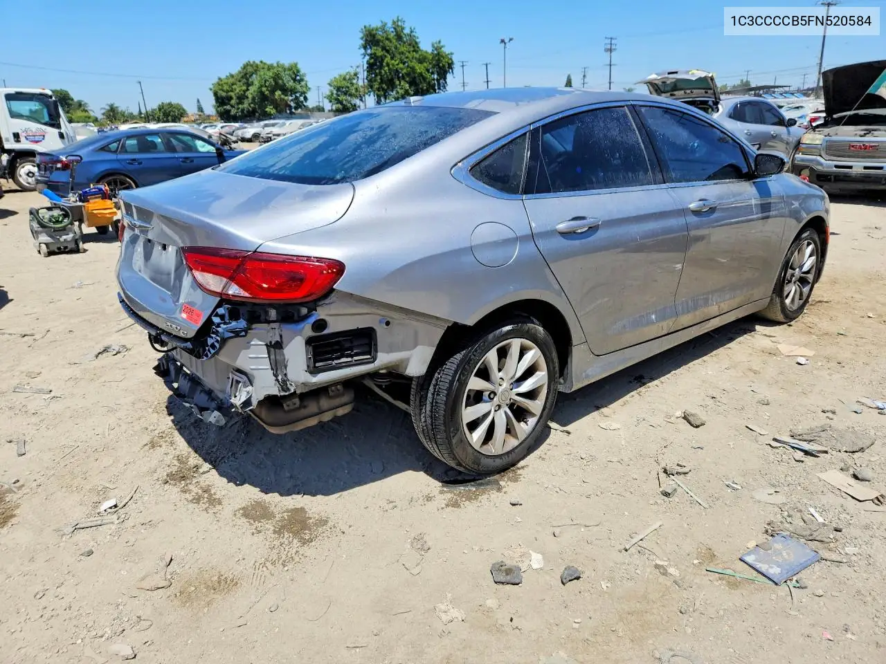 2015 Chrysler 200 C VIN: 1C3CCCCB5FN520584 Lot: 61055846